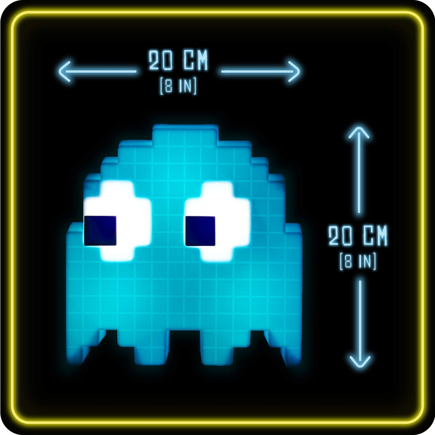 Lámpara fantasmas Pac-Man – Luz LED que baila al ritmo del juego