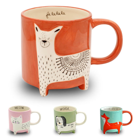 Taza llama “fa la la la” – Una siesta caliente sobre cuatro patas