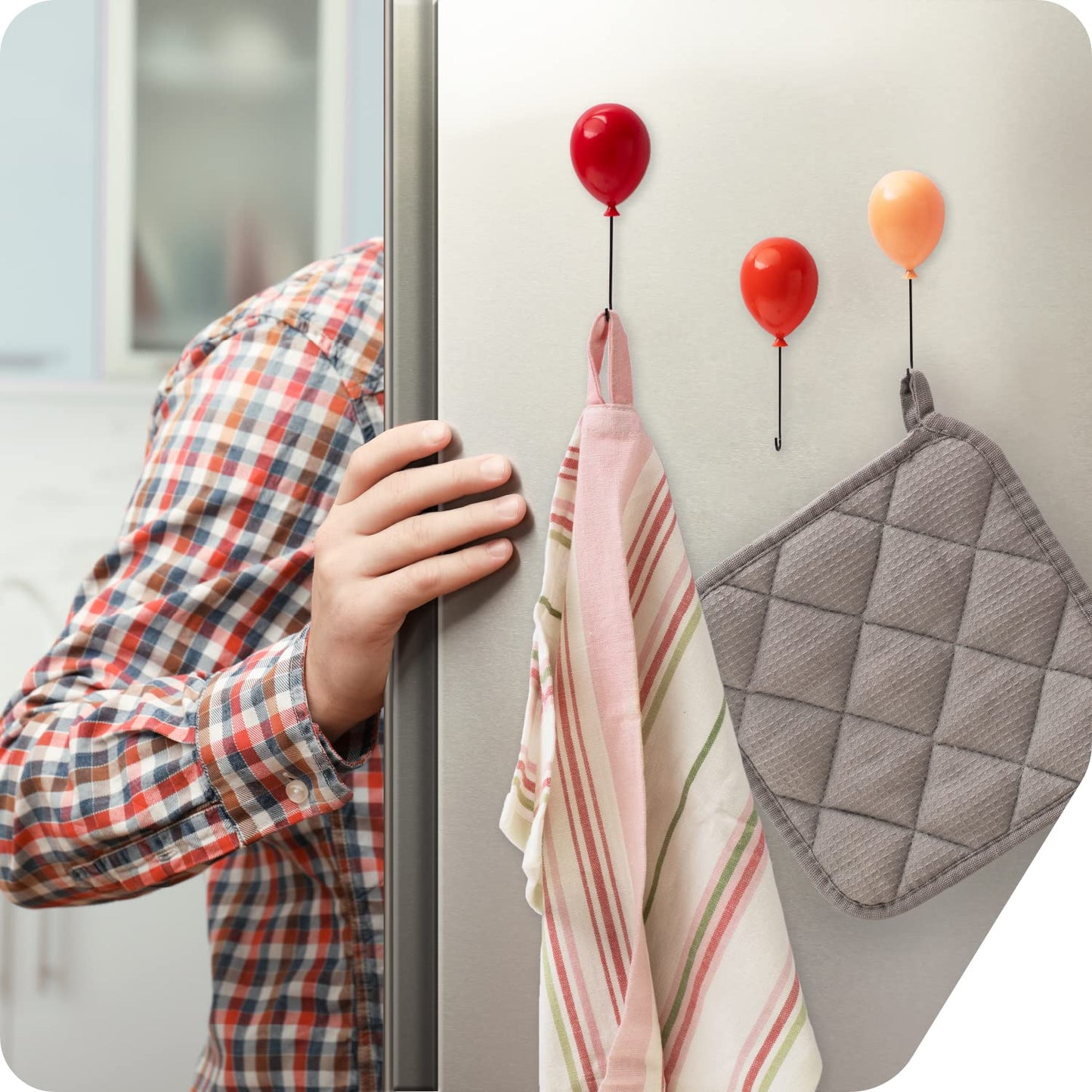 Balloongers – Ganchos para llaves con forma de globo
