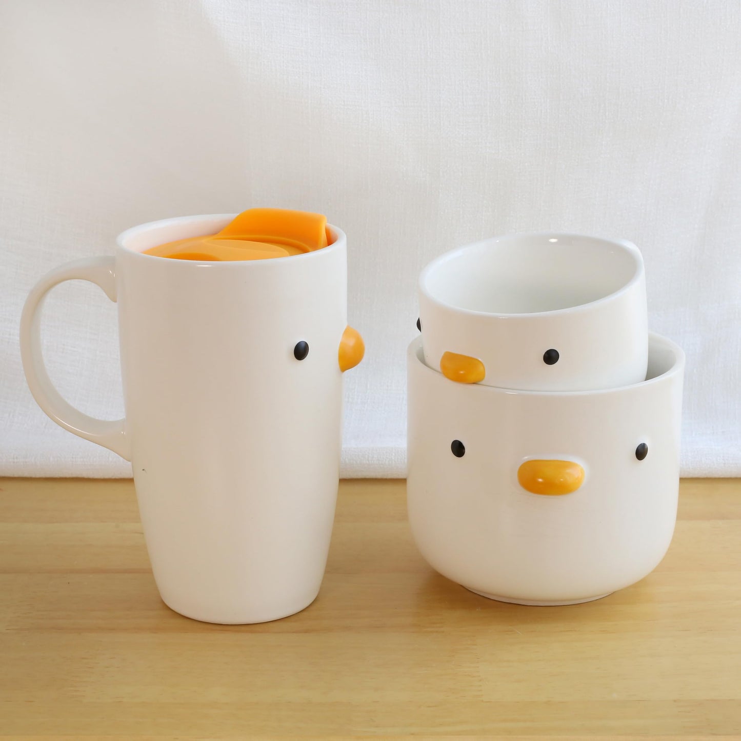 Taza pato – Café con forma divertida y pico incluido