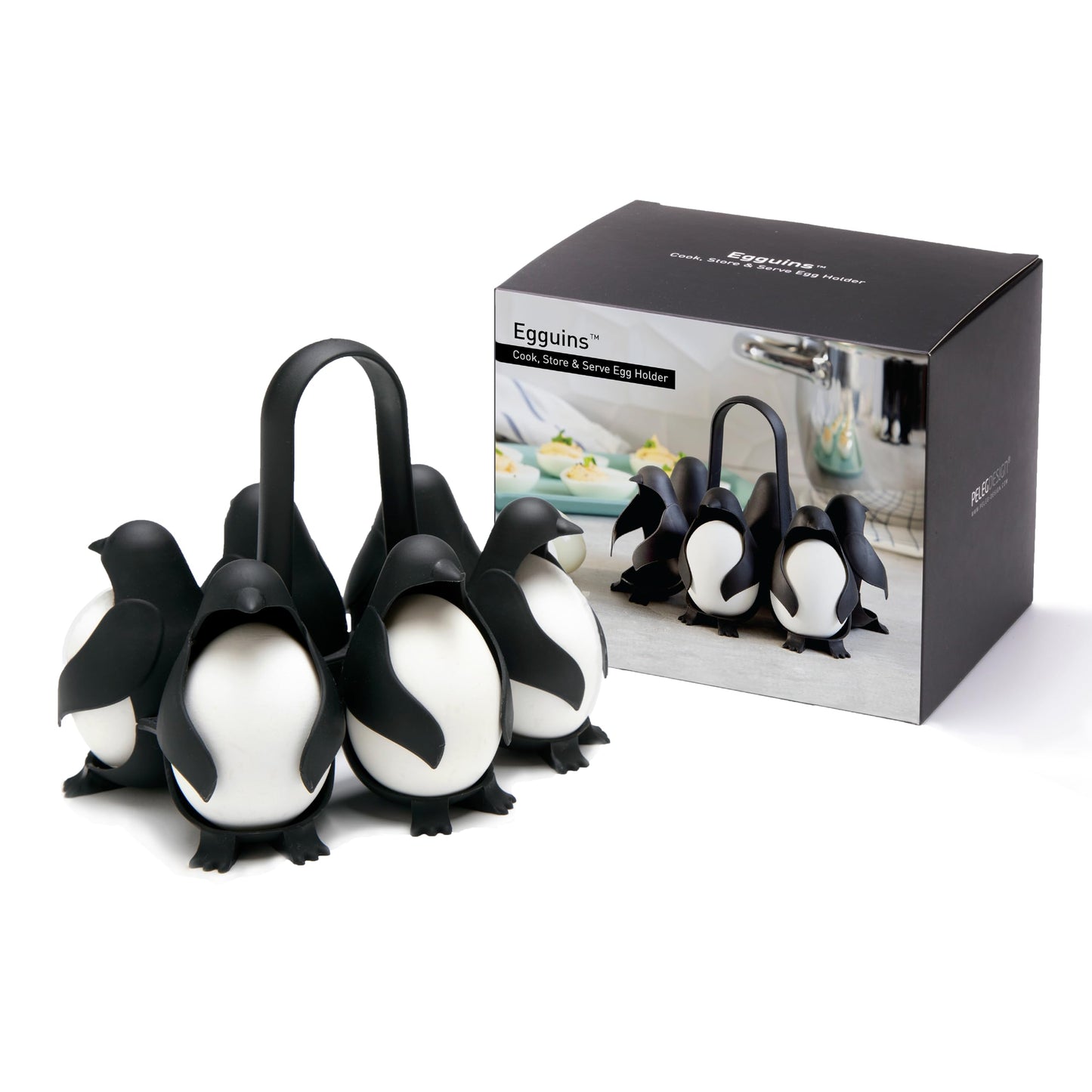 Porta huevos pingüino Egguins – Hervidos con estilo polar