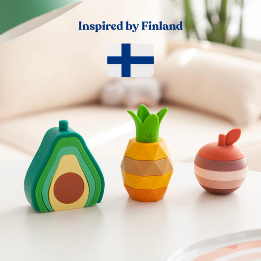 Aguacate Apilable Montessori – Diversión Saludable para Bebés