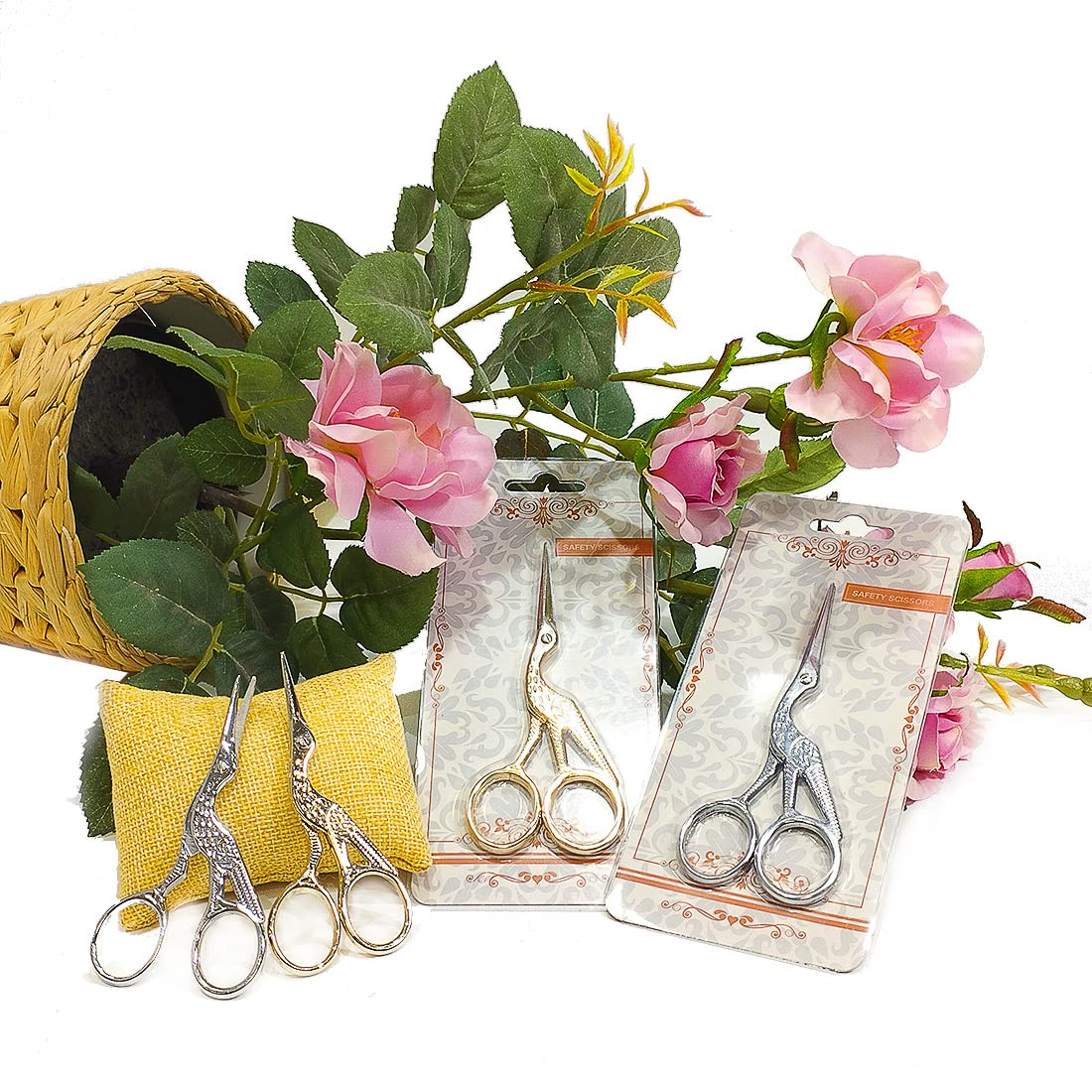 Tijeras de cigüeña vintage – Elegancia en cada corte