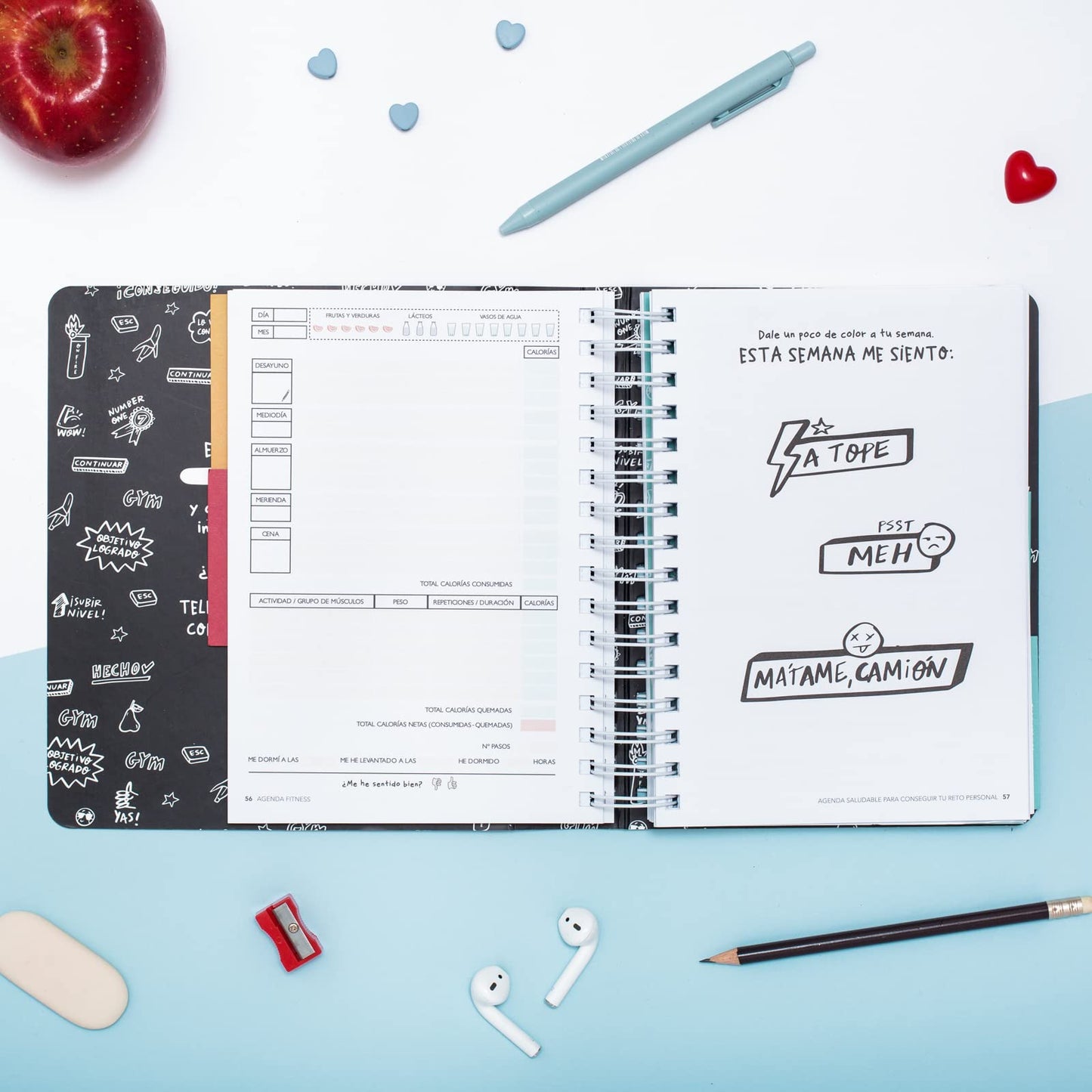 Hoy empiezo – Agenda fitness de alimentación y entrenamiento