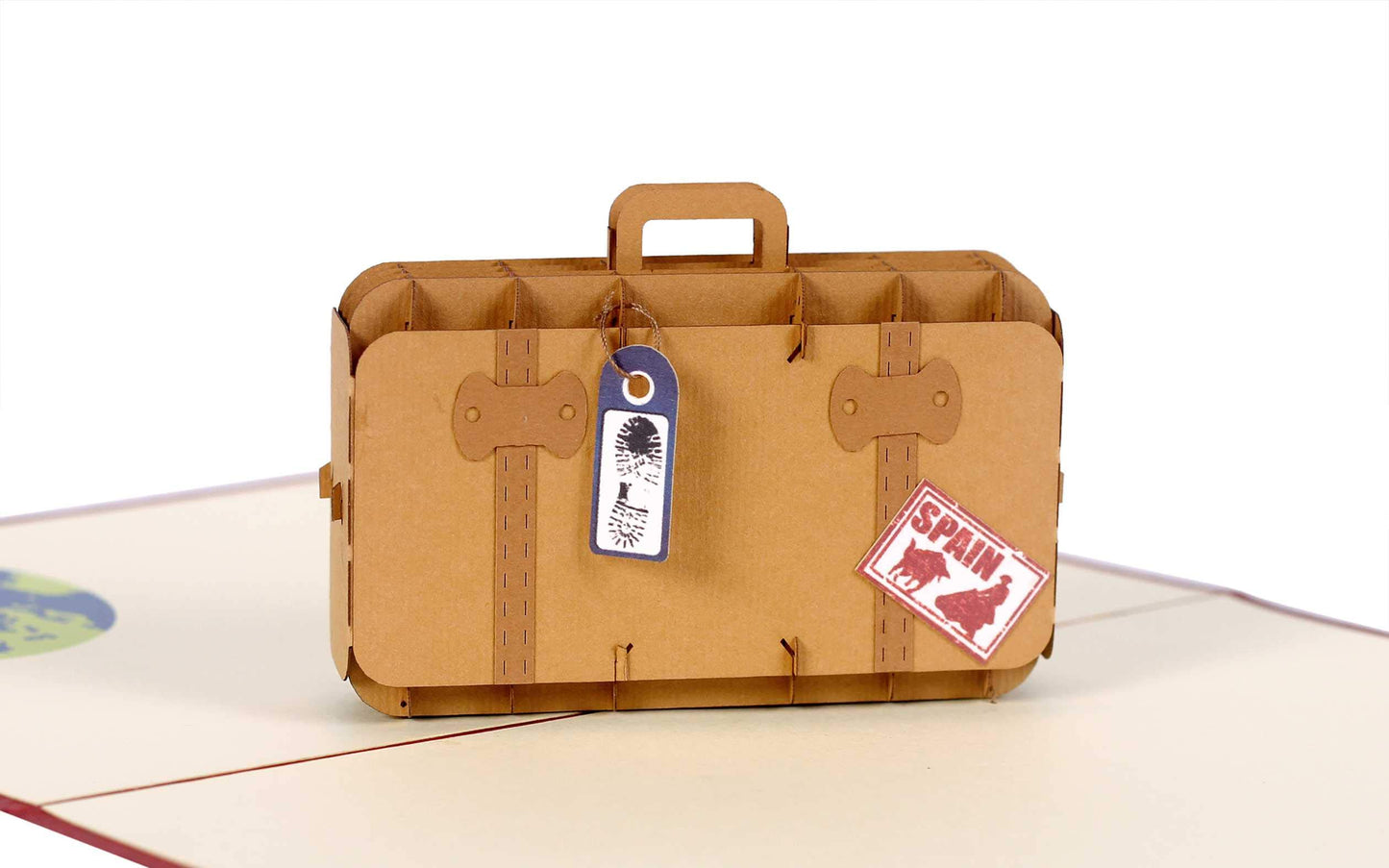 Tarjeta de viaje en 3D – La aventura empieza al abrirla