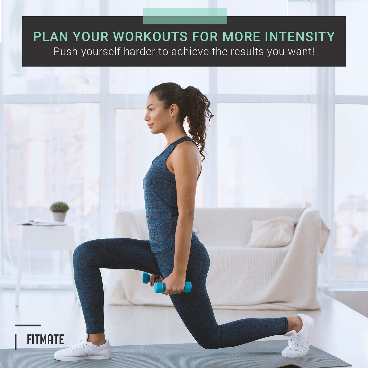 Póster fitness para entrenamiento en casa – Tu gimnasio, en la pared