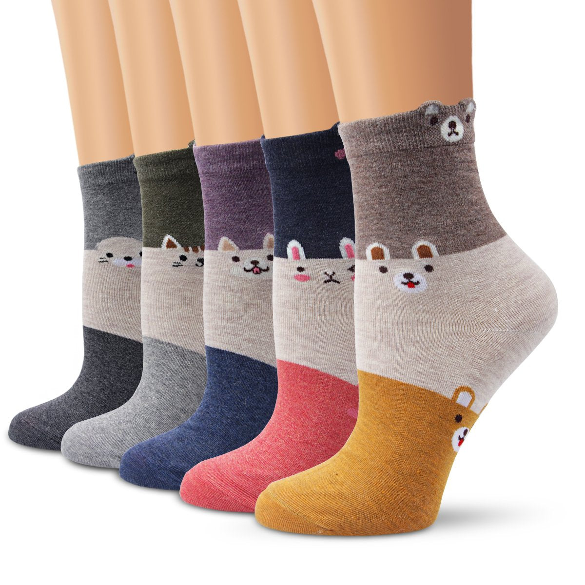Calcetines Peek Squad – Animalitos curiosos en modo sigiloso
