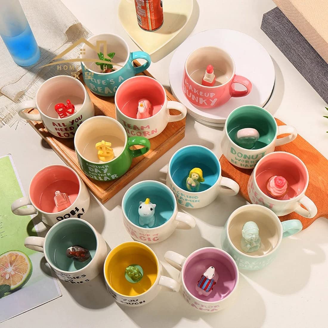 Taza con llama 3D – No prob-llama para tu café