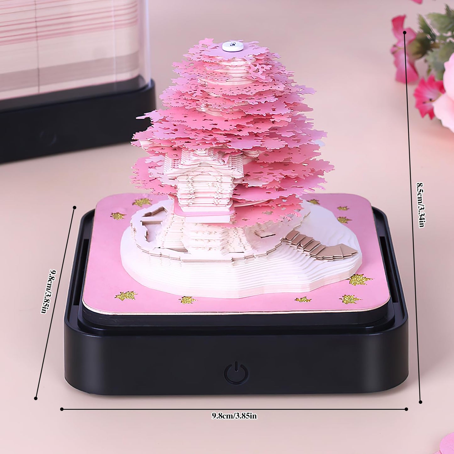 Calendario 3D Árbol Sakura 2026 – La Primavera Eterna en tu Mesa