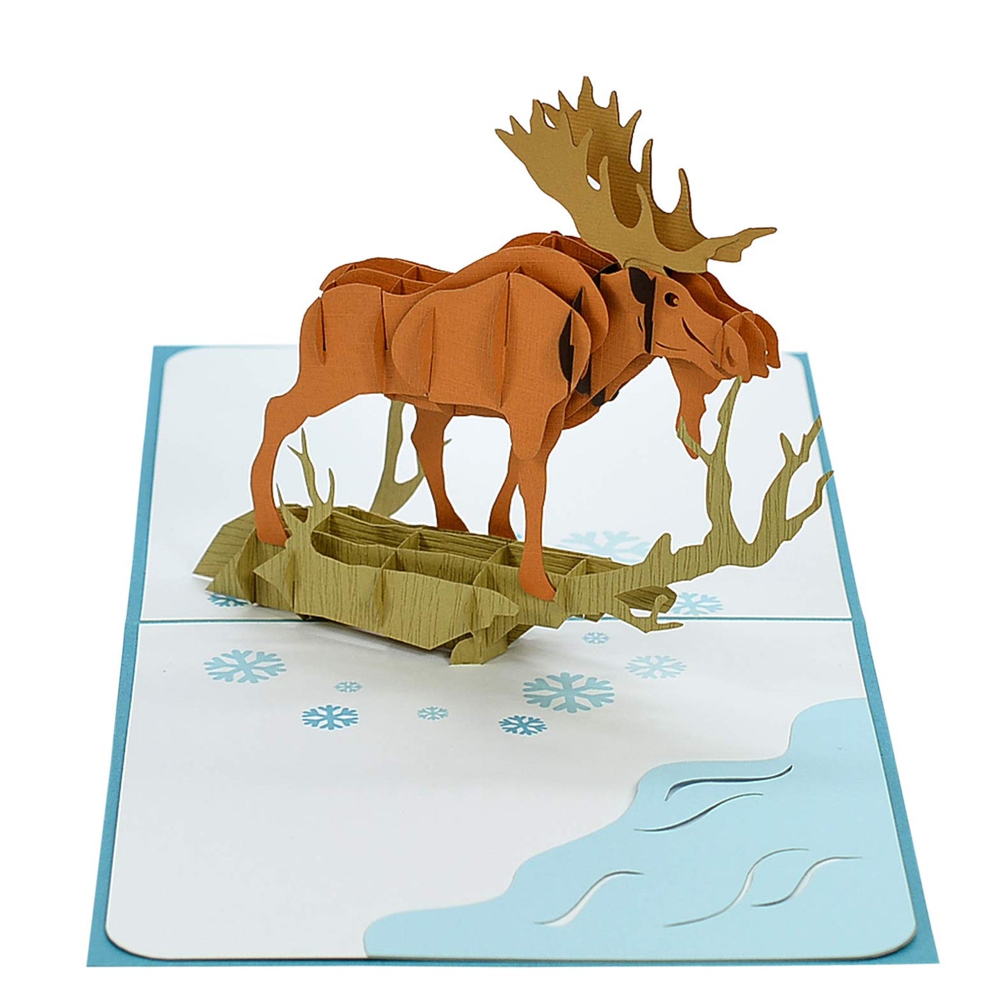 Tarjeta 3D alce – Donde habita el silencio boreal