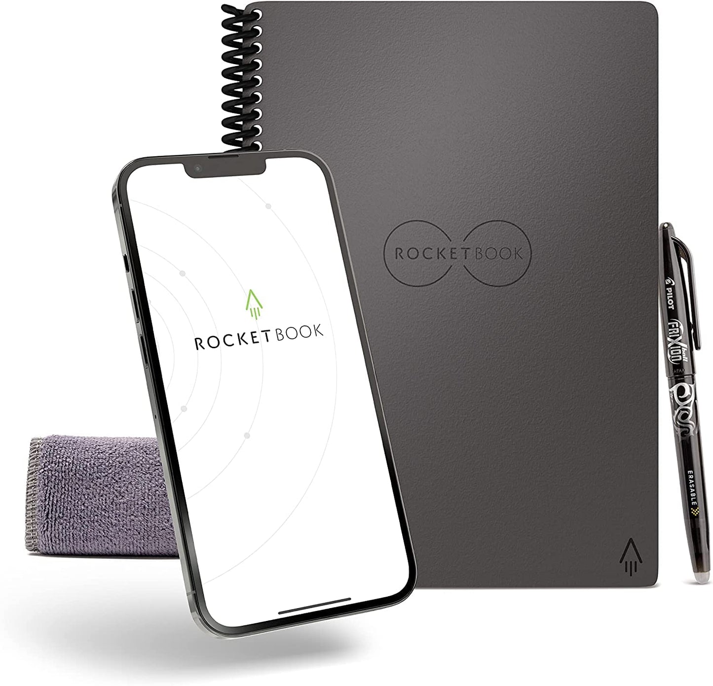 Cuaderno inteligente Rocketbook – Escribe, escanea, borra, repite