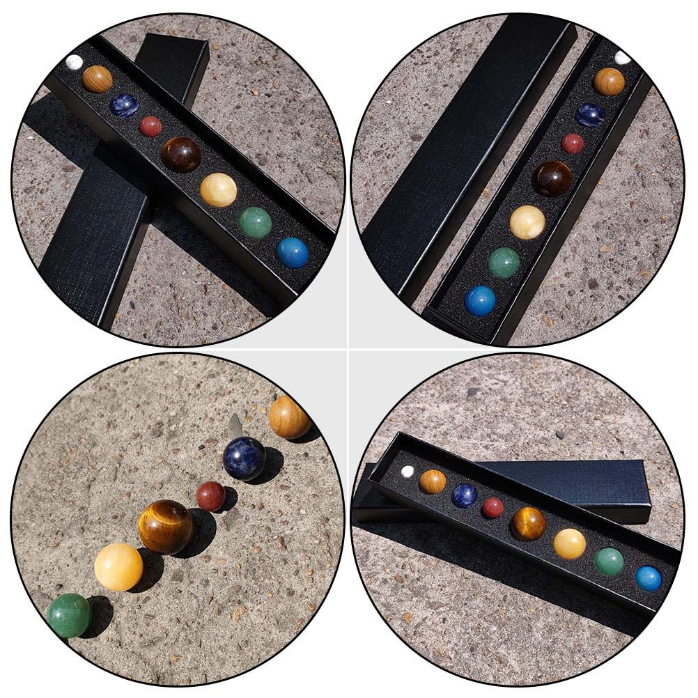 Mini Sistema Solar en Piedras – Ocho planetas para tu escritorio galáctico