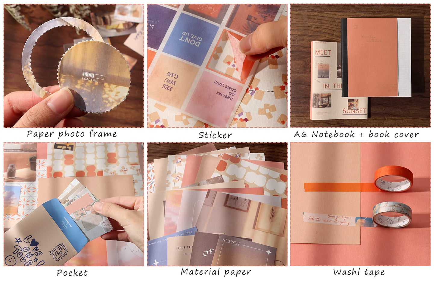 Set scrapbook – 348 piezas para crear sin parar