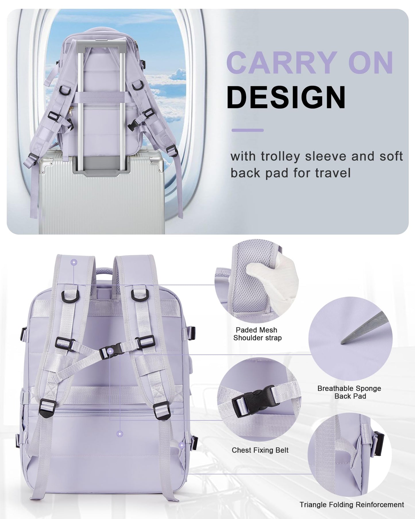 Mochila cabina antirrobo – Minimalismo viajero