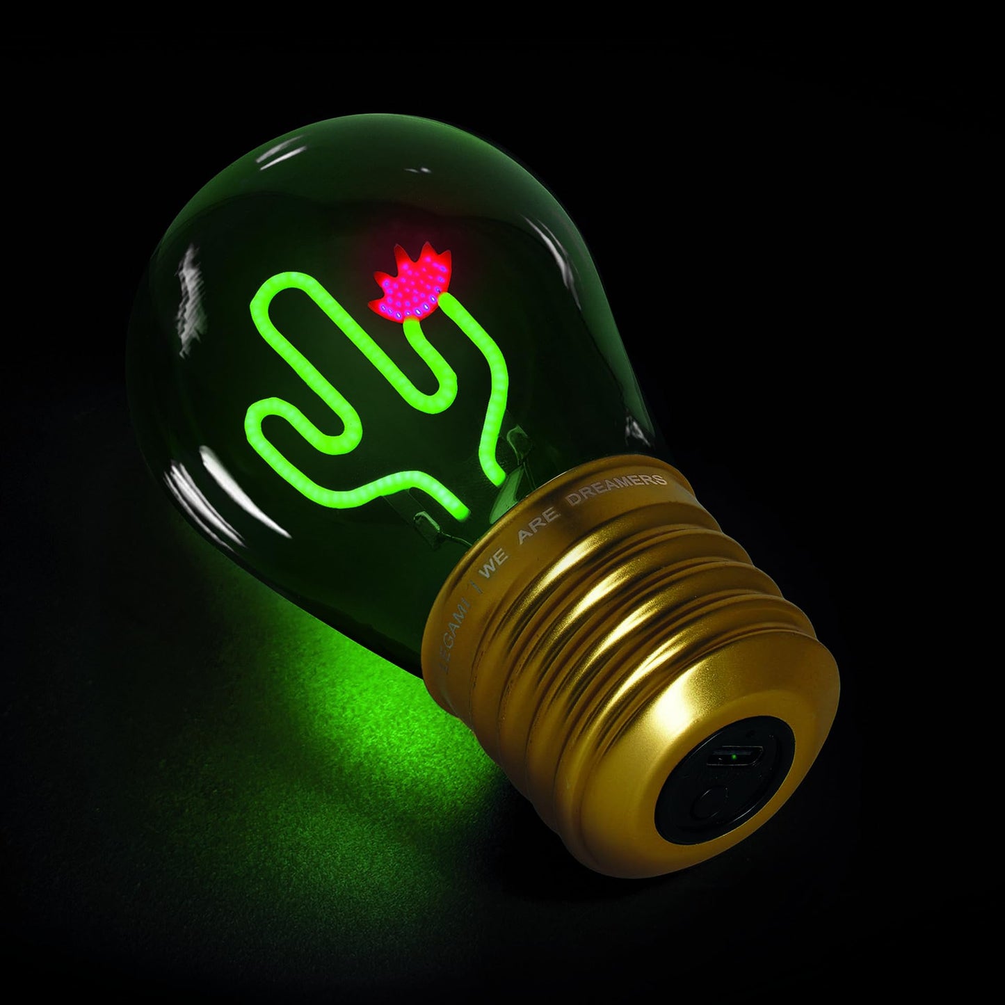 Lámpara bombilla “Cactus” – Luz con espinas de estilo