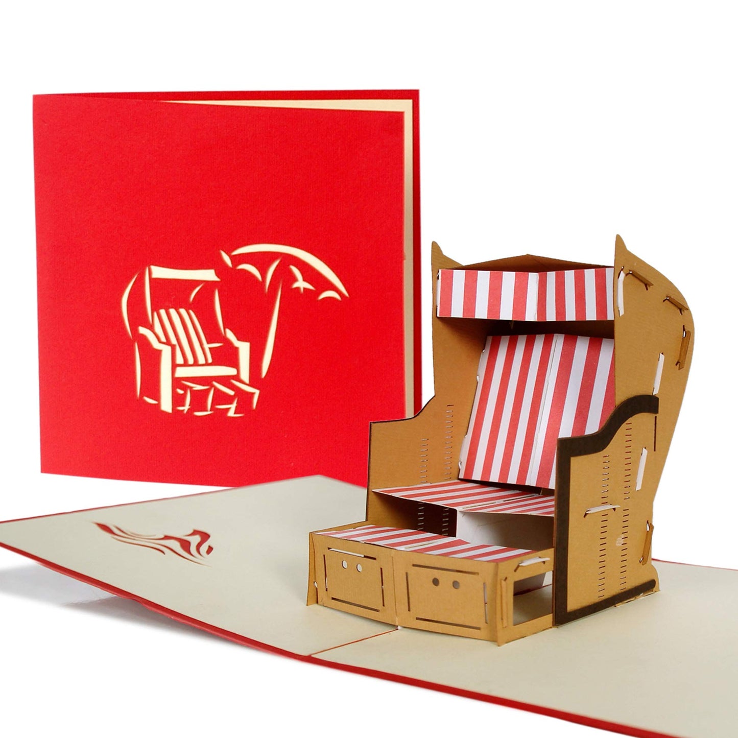 Tarjeta pop-up verano – Tu rincón favorito hecho papel