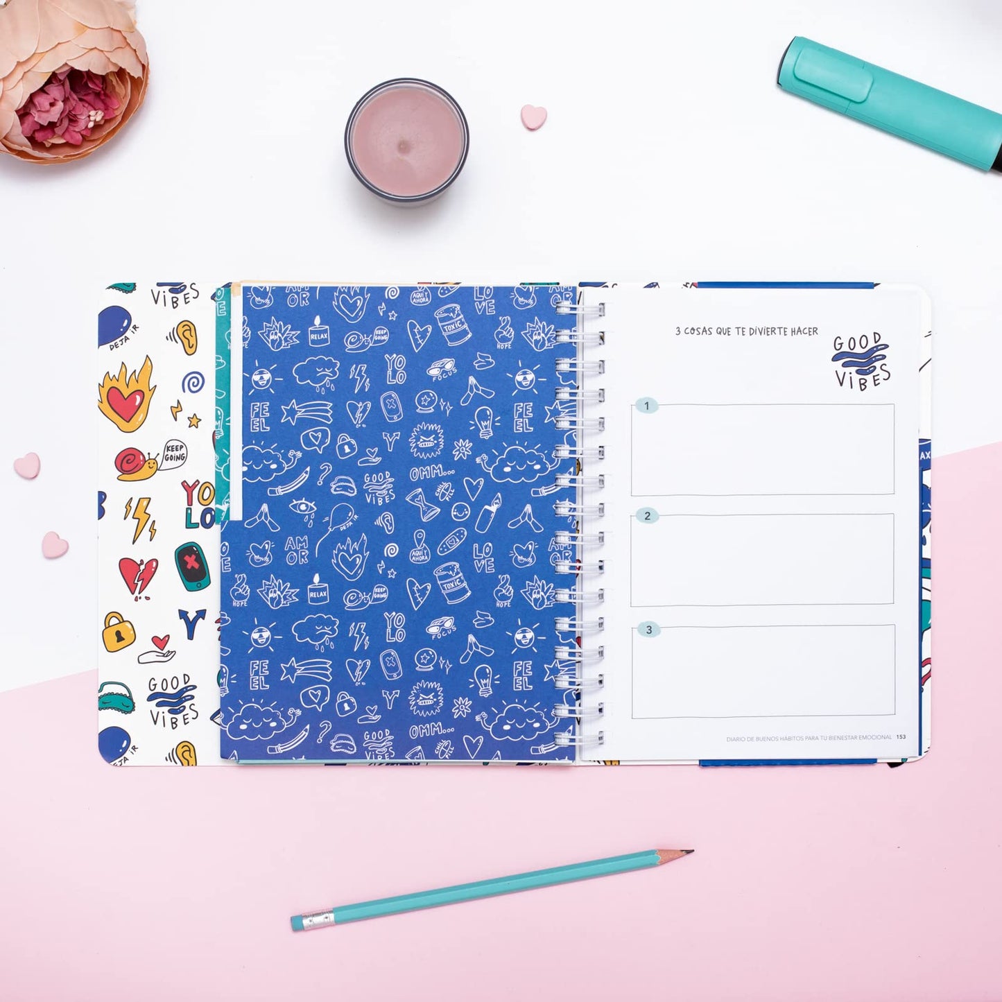 100 días para estar bien – Agenda wellness de autoconocimiento y gratitud