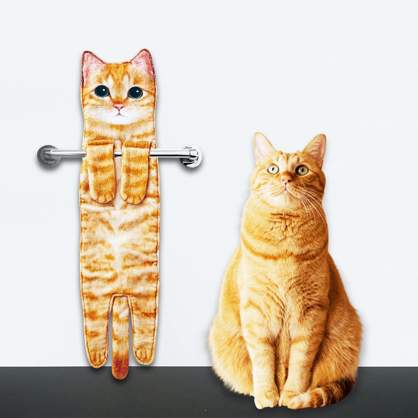 Toalla con forma de gato – Secarse nunca fue tan adorable