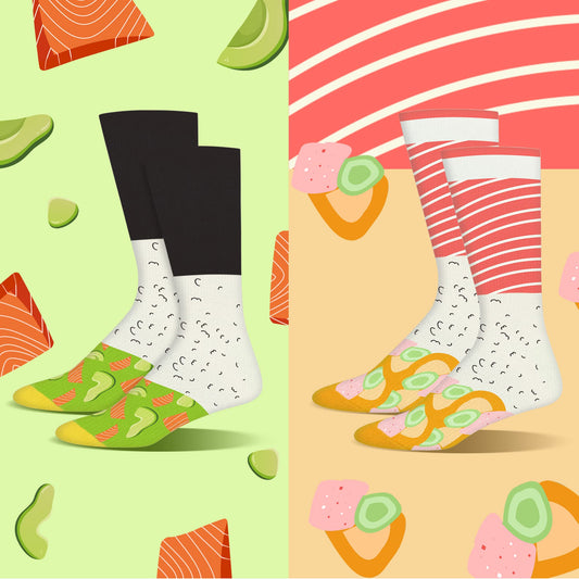 Calcetines sushi – Enróllate con estilo japonés