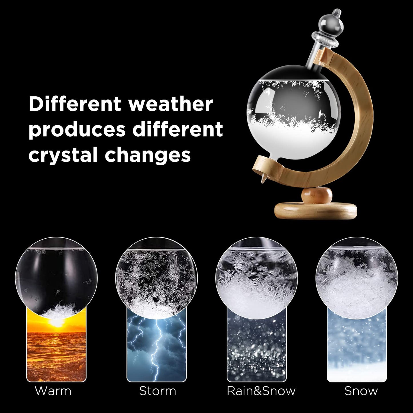 Storm Glass – Predecir el clima con estilo vintage