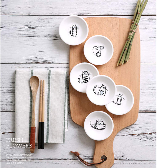 Salsa con gatitos– Platitos cerámicos adorables