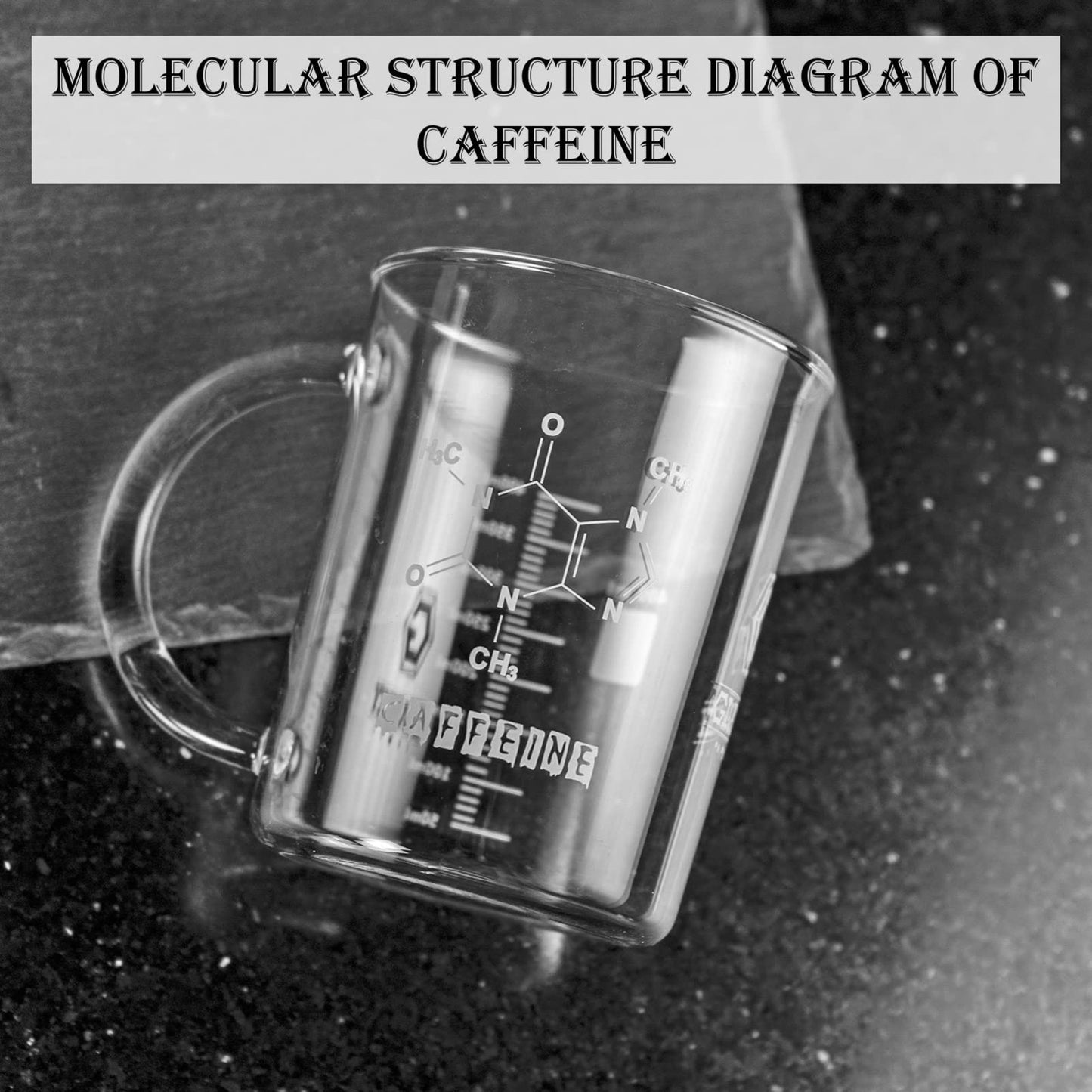 Taza molécula de cafeína – El experimento favorito de cada mañana
