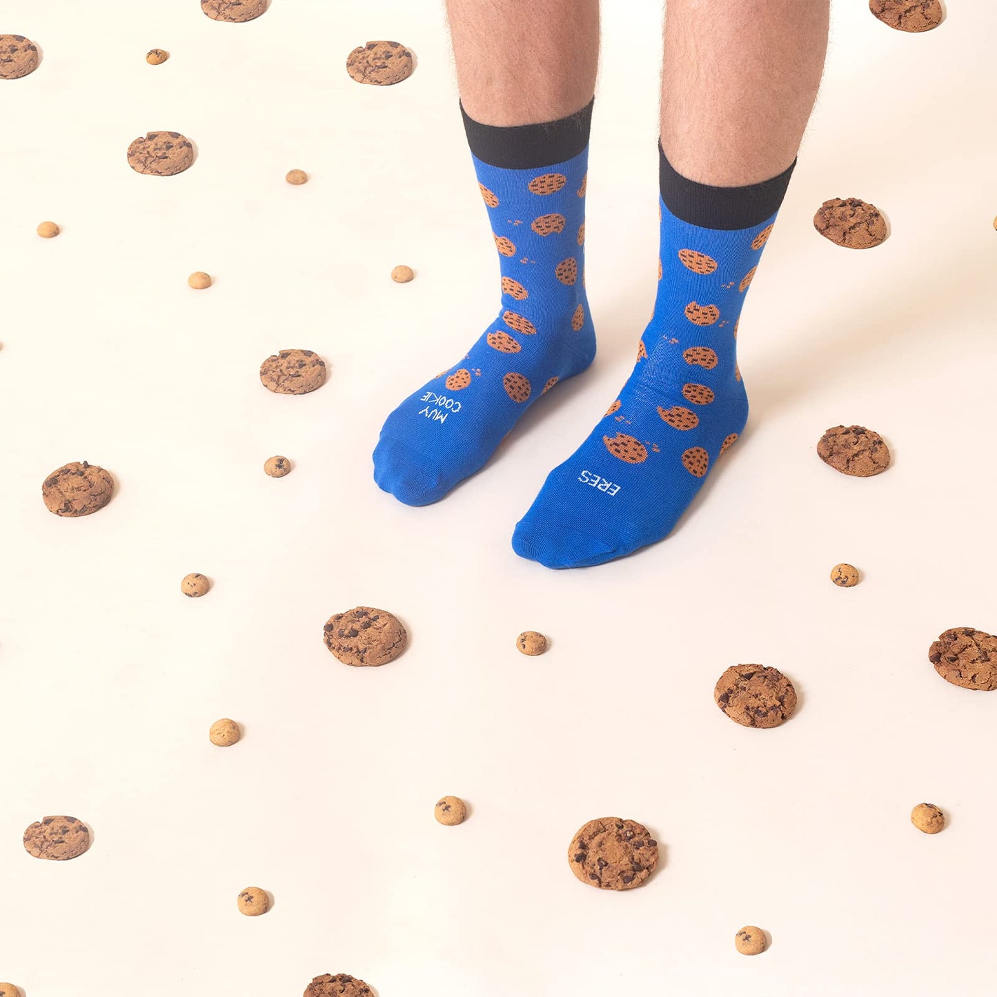 Calcetines “Eres muy cookie” – Dulces, crujientes y con estilo
