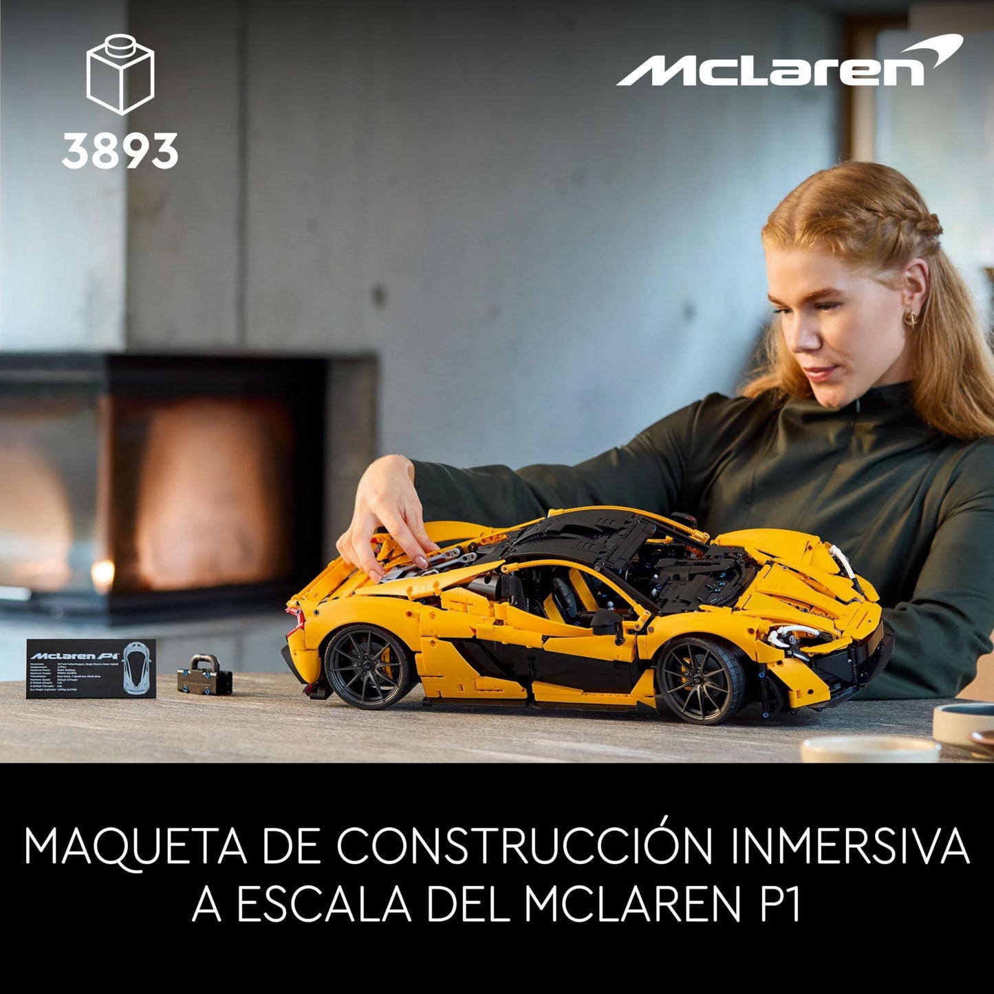 LEGO Technic McLaren P1 – Supercoche a escala 1:8