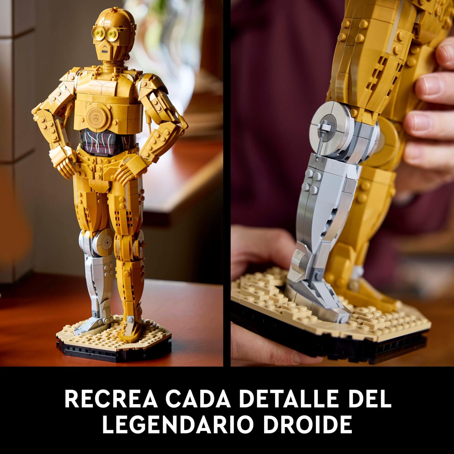 C-3PO LEGO Star Wars – El droide dorado llega a tu vitrina