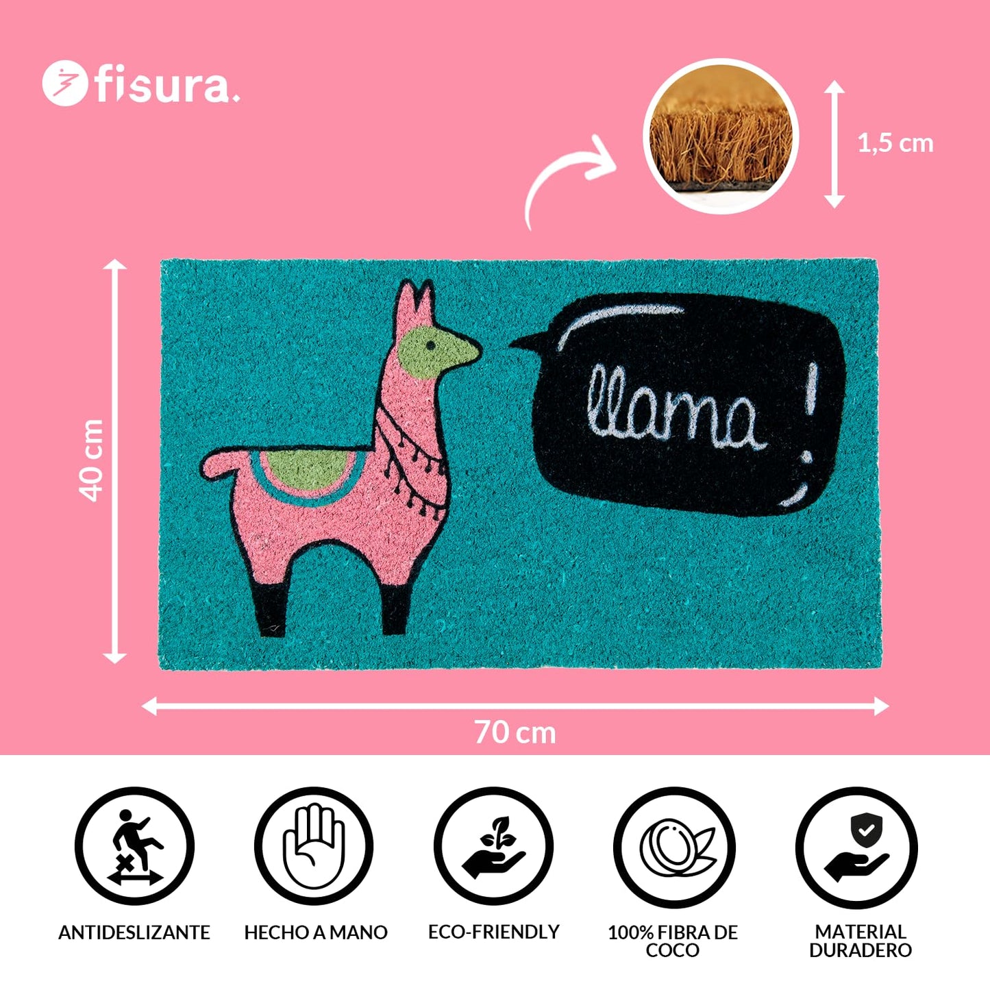 Felpudo llama! – Entrada que "llama" la atención