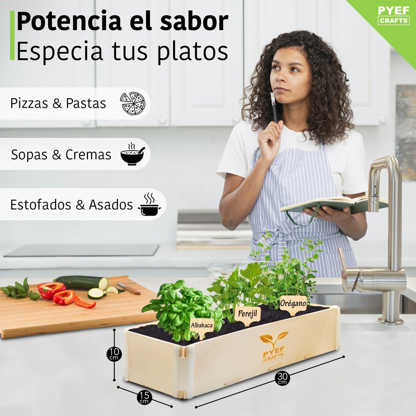Kit huerto hierbas – Cultiva tus sabores favoritos