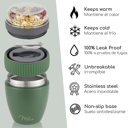 Tupper Térmico Crunch&Go – Tu aliado para comidas sanas, crujientes y listas para todo