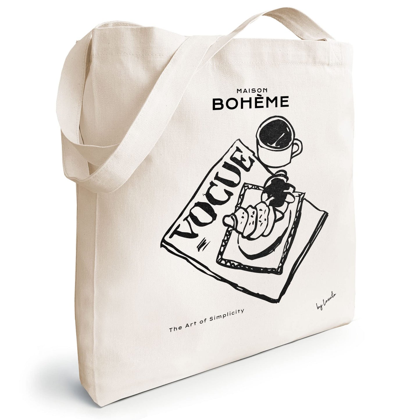 Brunch à la mode – Tote bag con aire francés