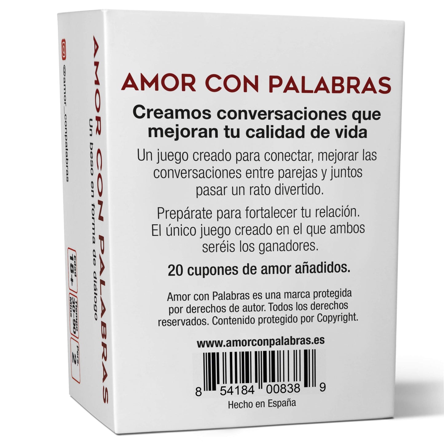 Amor con palabras (Parejas) – Juego para parejas que se escuchan
