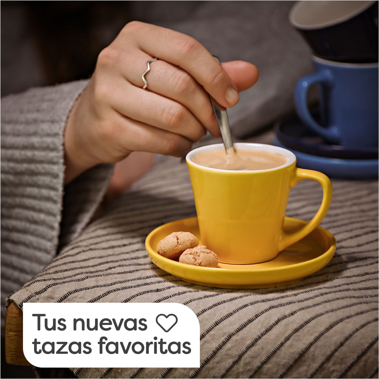 Juego de tazas de espresso – 6 colores para despertar tus mañanas