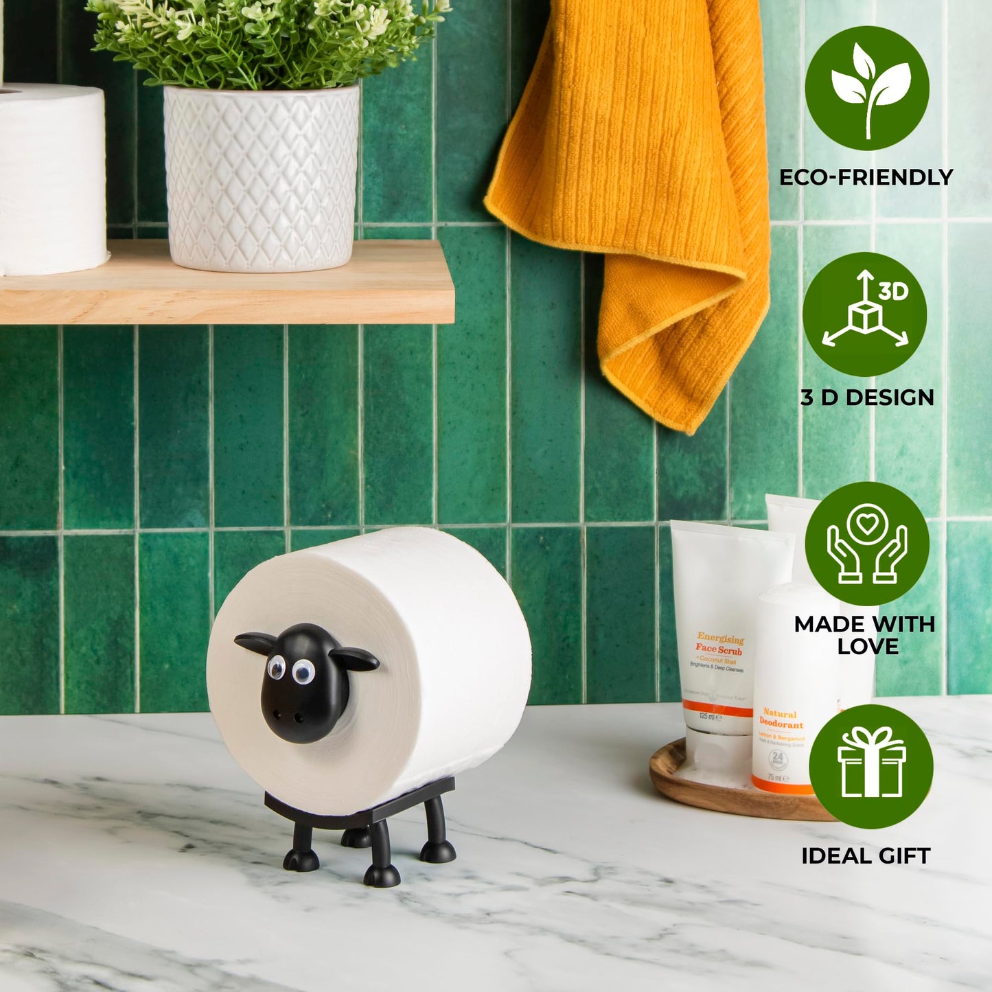 Baaaaño épico – Papel higiénico con estilo ovejuno