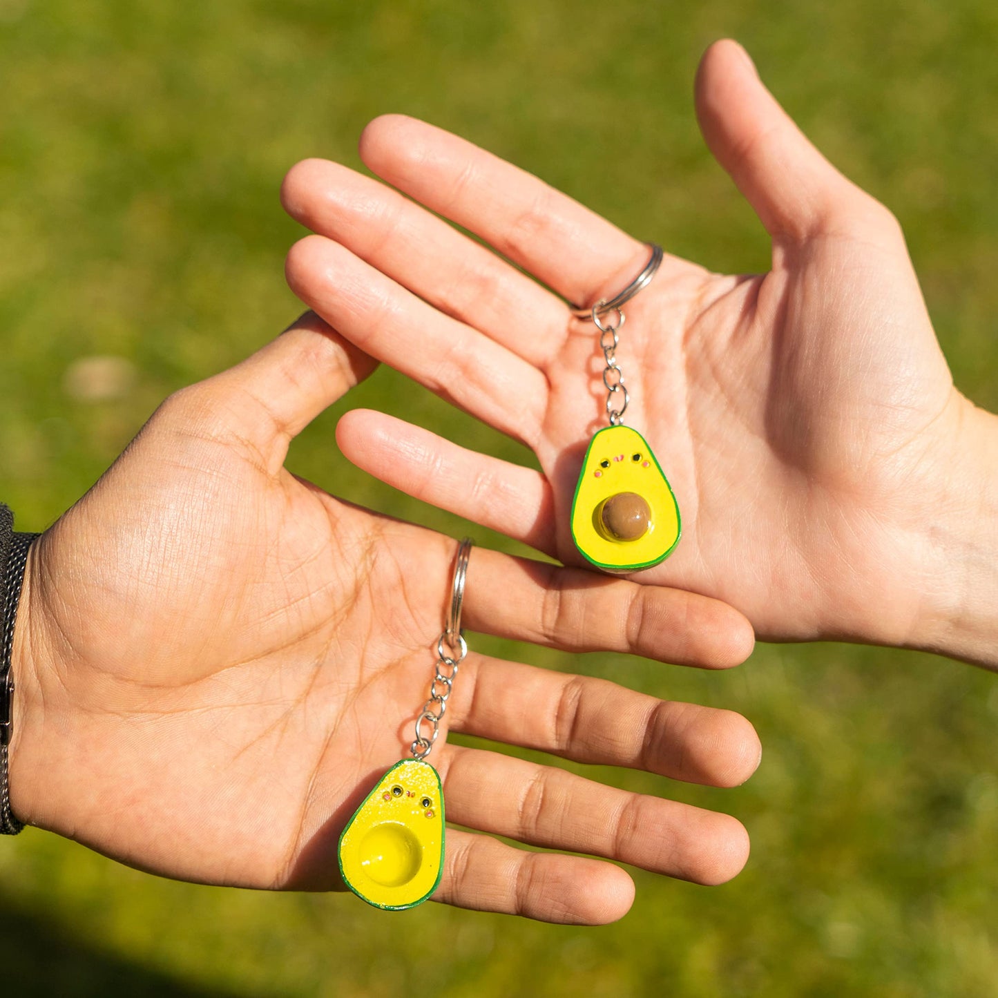 Llavero pareja aguacate – Dos mitades que siempre encajan