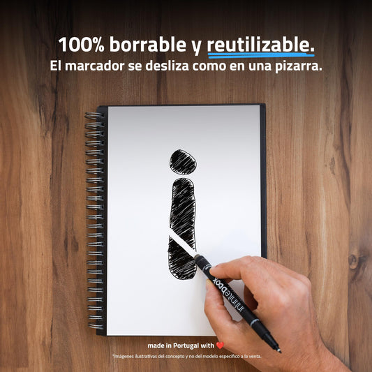 Planner reutilizable Infinitebook – Organiza, borra, repite