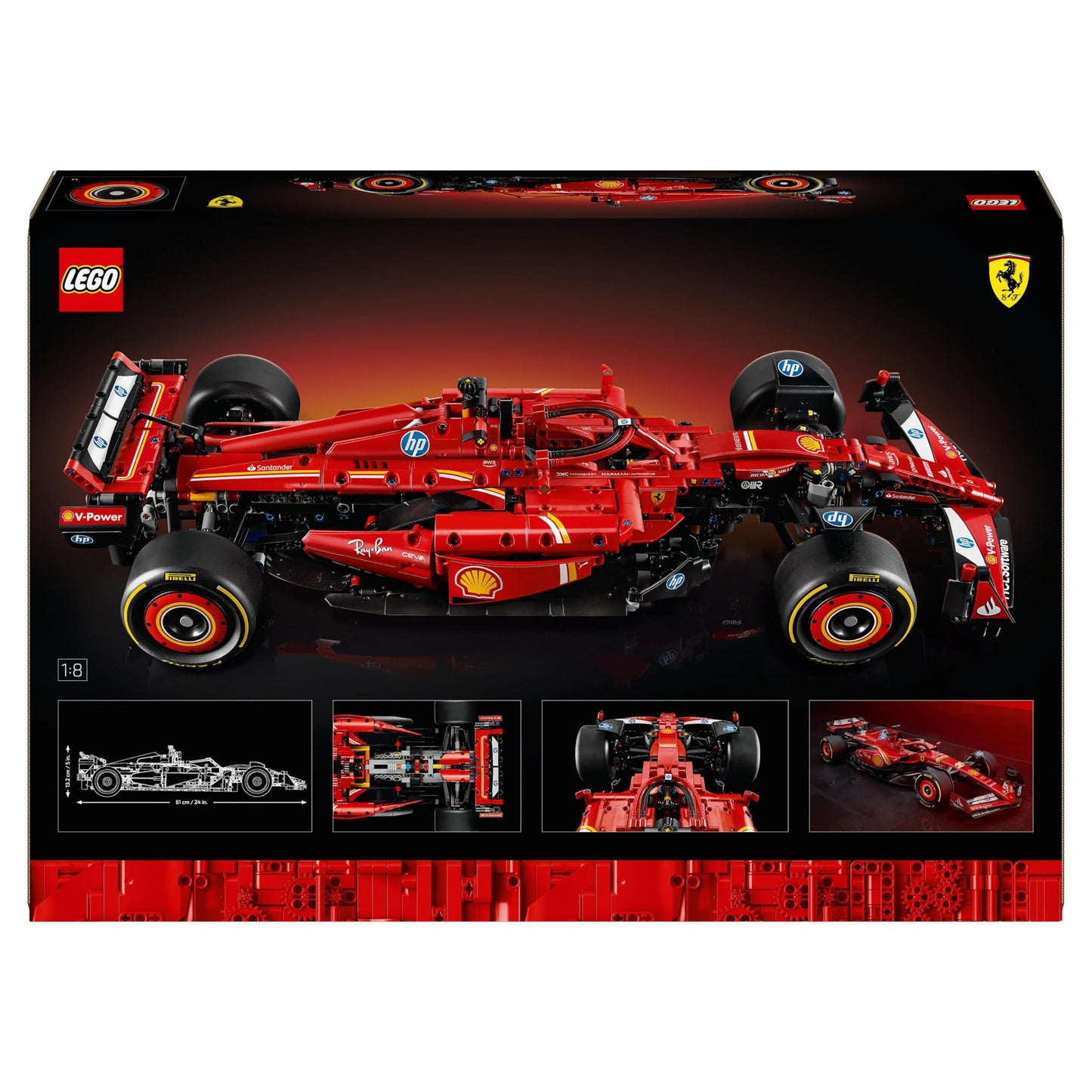 LEGO Ferrari SF-24 – Coche F1 en versión Technic