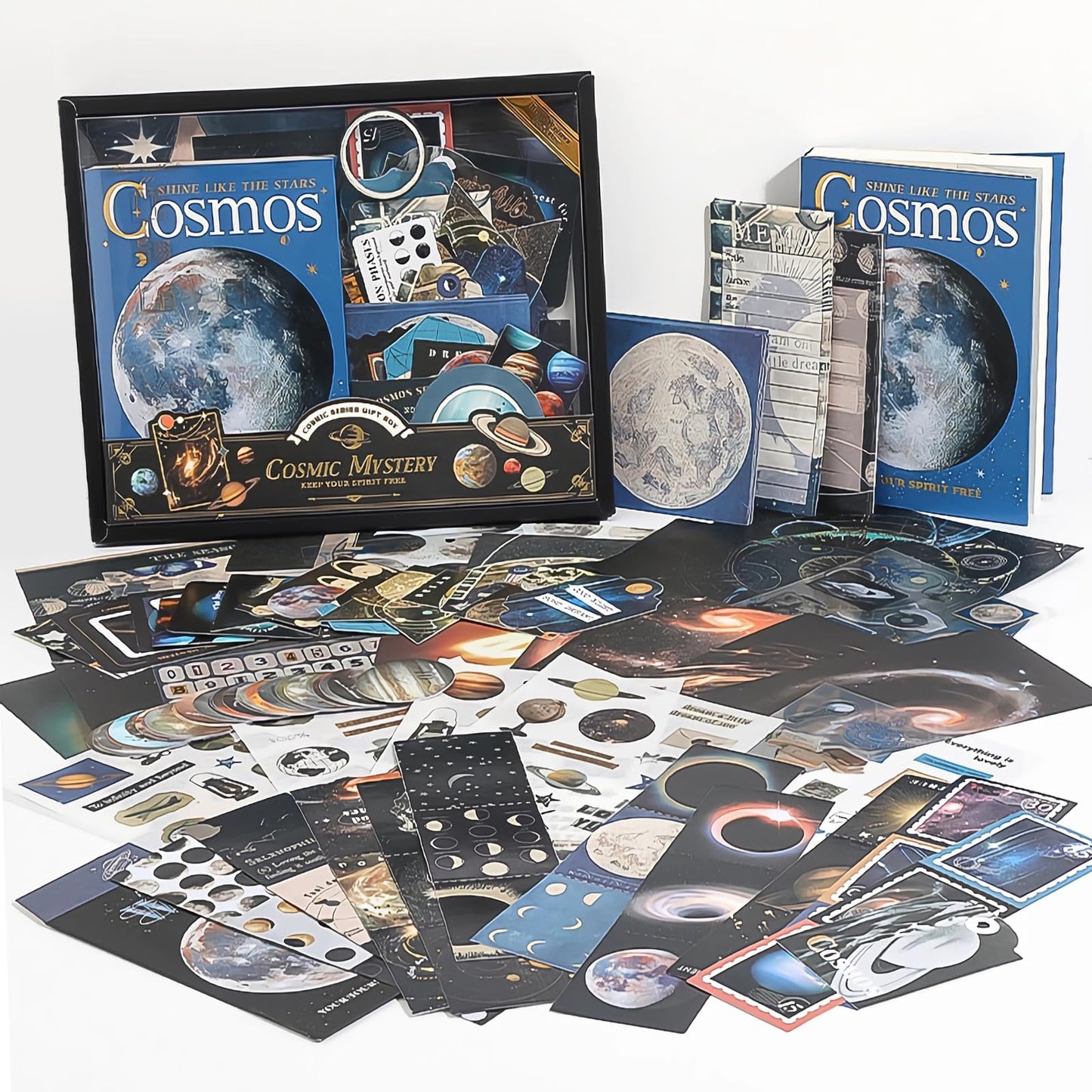 Kit de scrapbooking cósmico – Viaja página a página por el universo