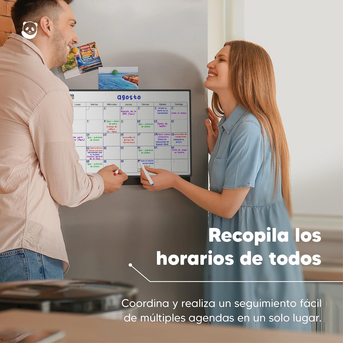 Calendario magnético – Fechas claras, cabeza ordenada