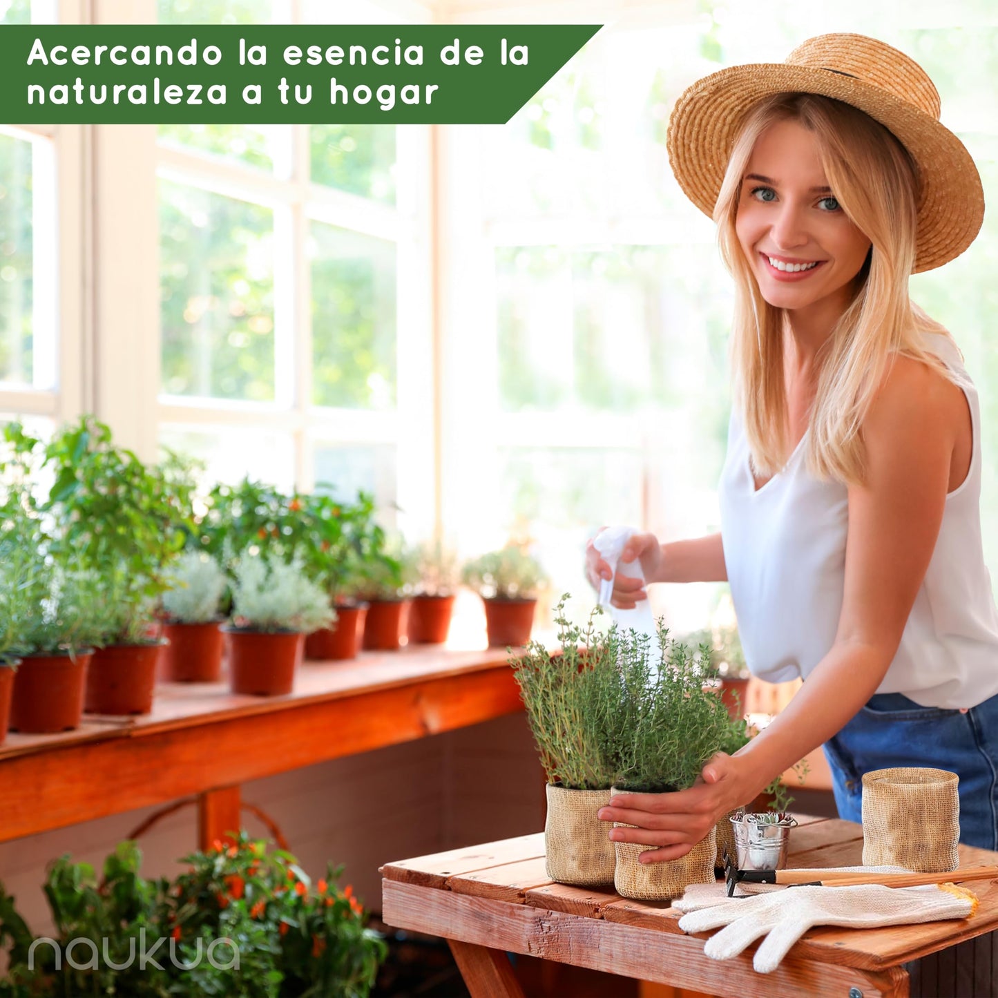 Mini huerto vintage – Cultiva con encanto en casa