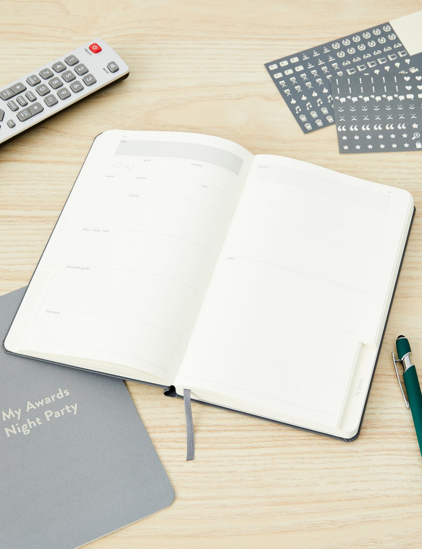 Journal de cine y series Moleskine – Tu crítica en cada capítulo