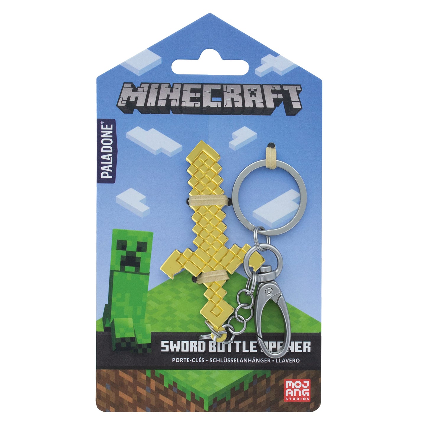 Llavero abrebotellas espada Minecraft – Tu herramienta épica fuera del juego