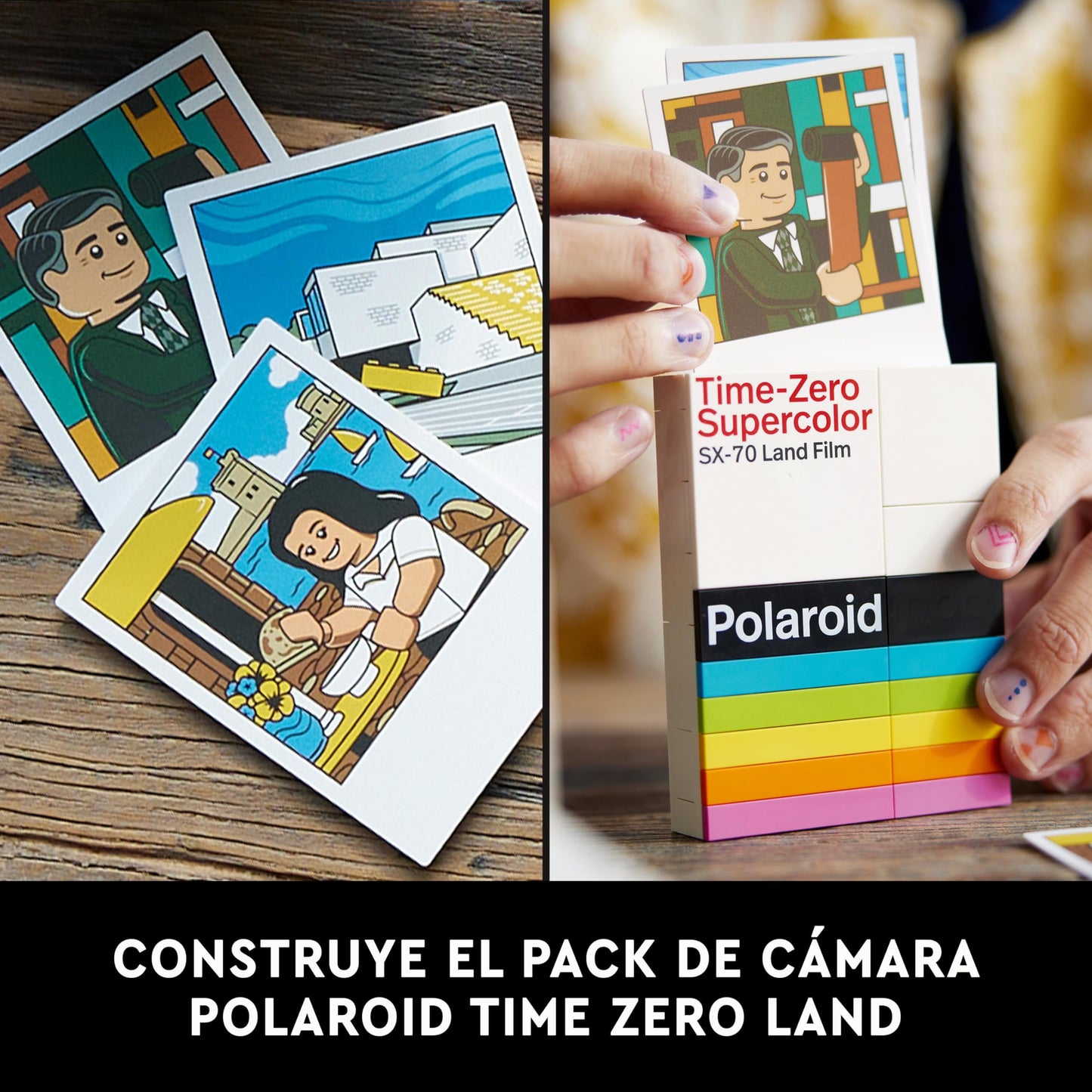 LEGO Ideas cámara Polaroid – Captura recuerdos en piezas