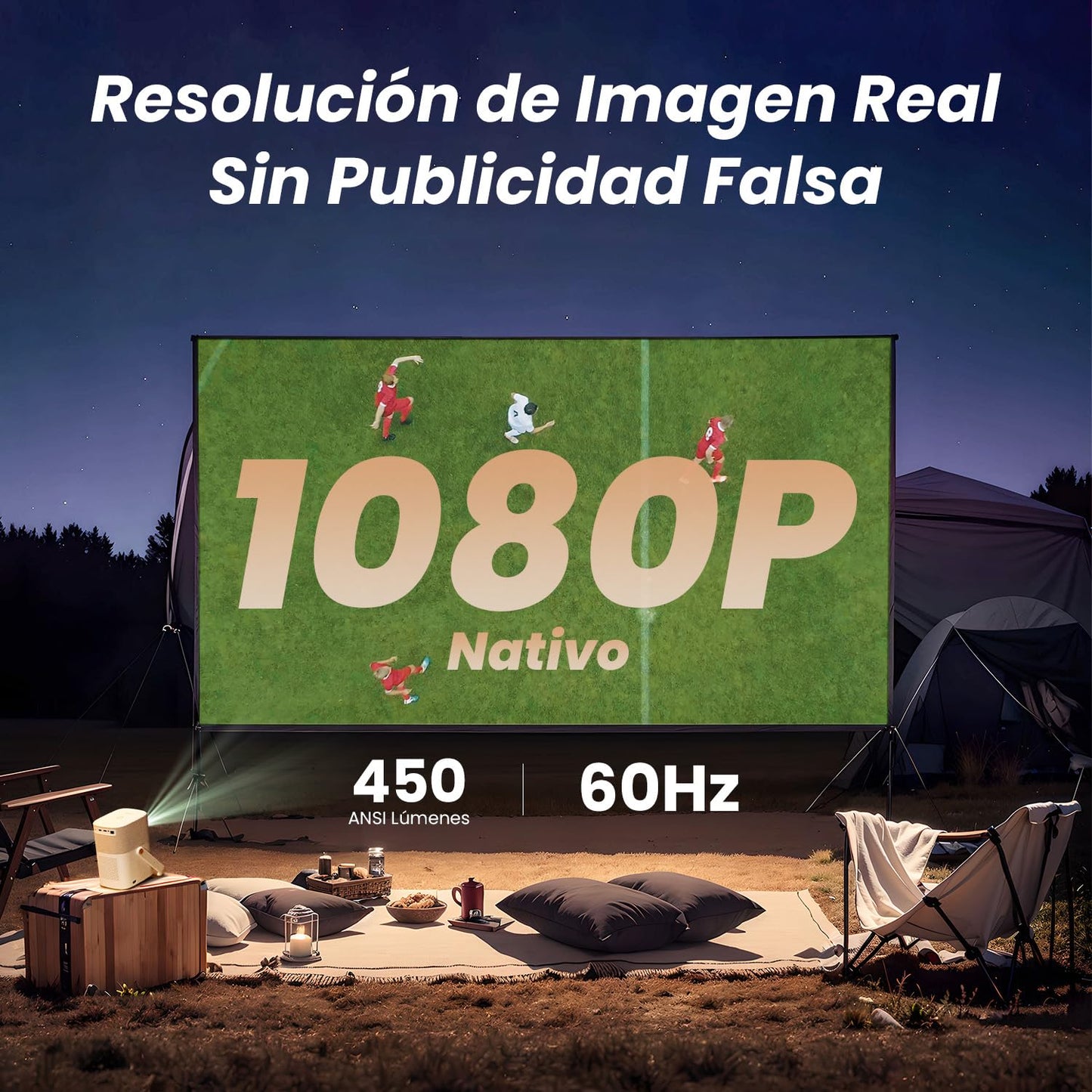 Mini proyector portátil con sonido – Cine, donde y cuando tú quieras