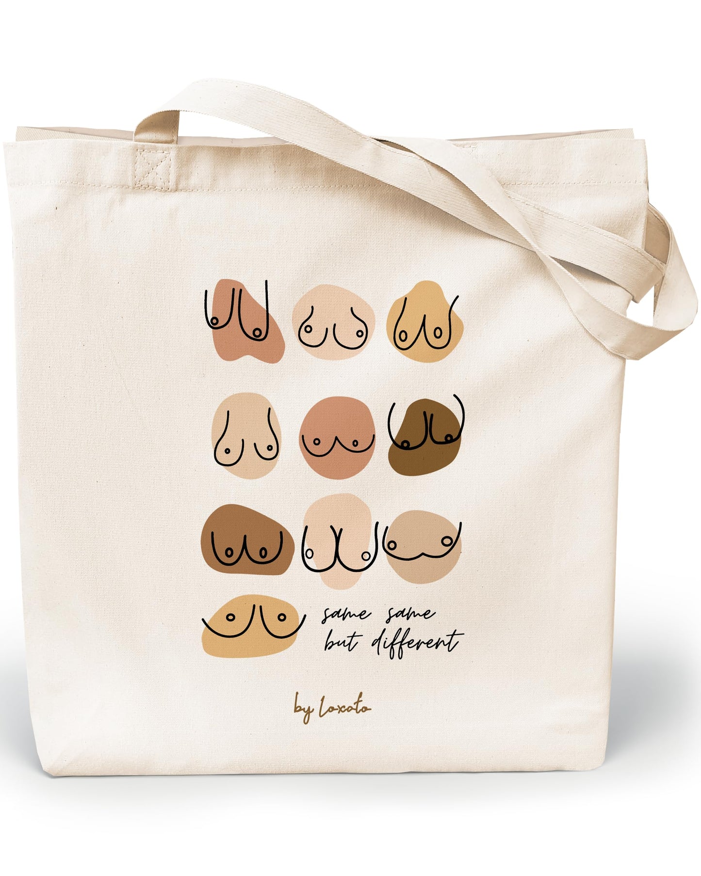 Boob Power – Tote bag con mensaje body positive