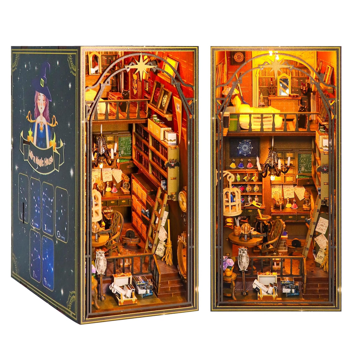 Book Nook ‘Magic House’ – Un rincón hechizado para tus libros
