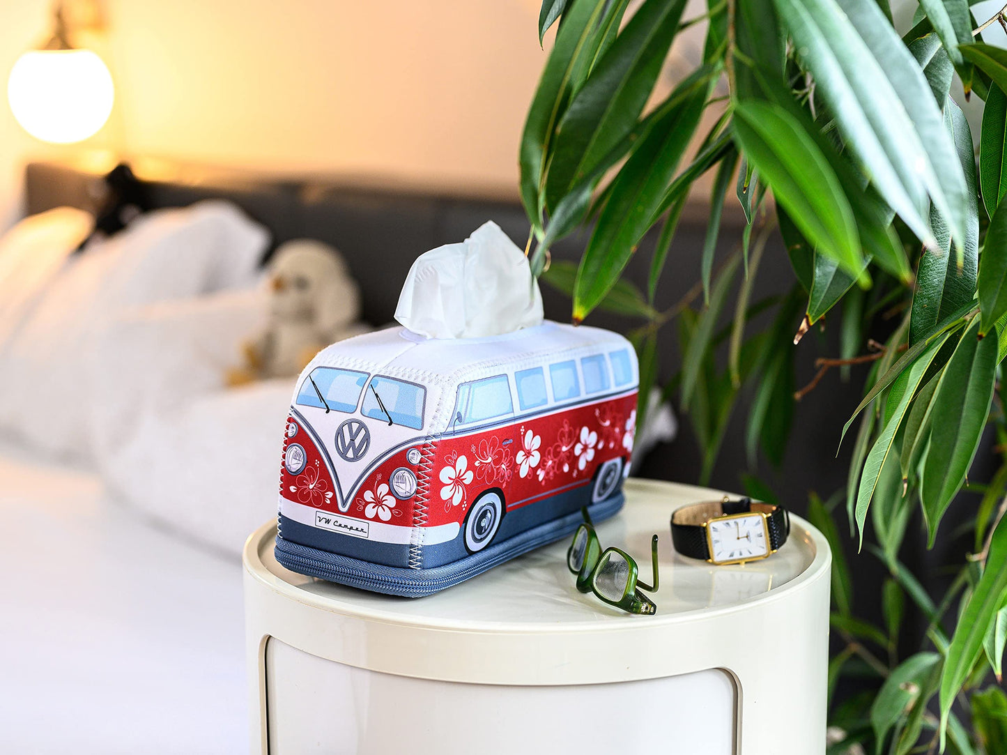Dispensador pañuelos VW – Espíritu hippie sobre ruedas