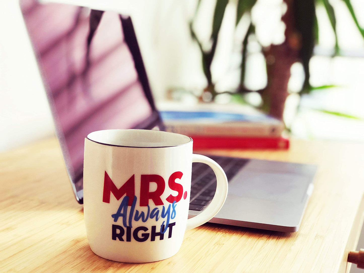 Mr Right & Mrs Always Right – Set de tazas de cerámica